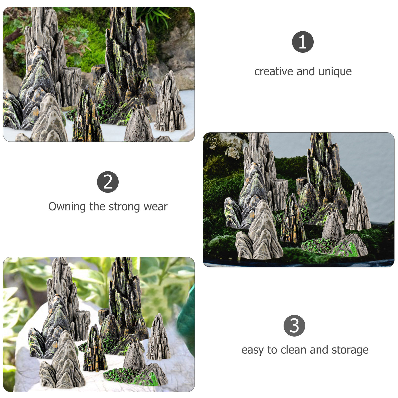 ชุดตกแต่งสวนเซนขนาดเล็ก 8 ชิ้น - Bonsai Zen Garden Set บทวิจารณ์และราคา