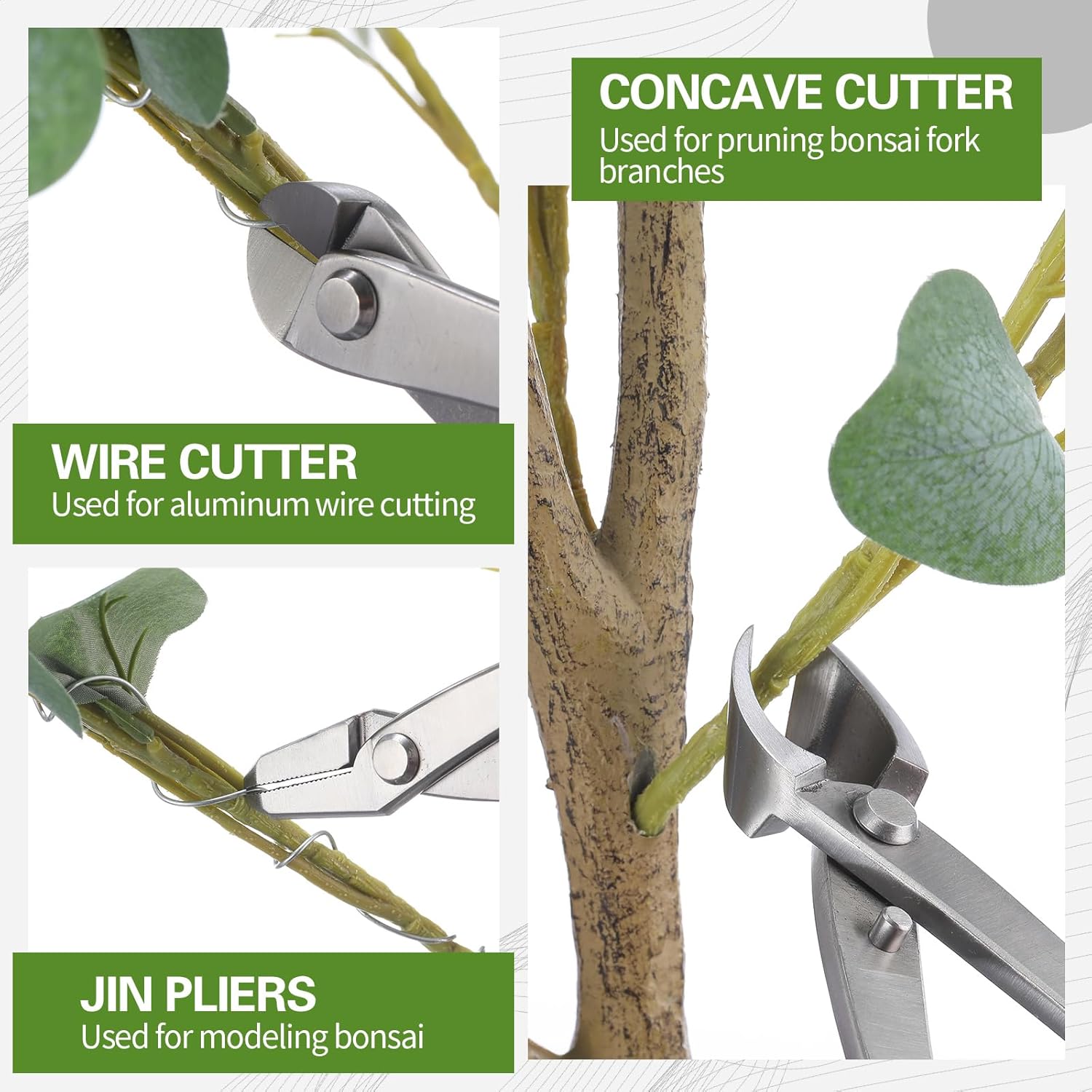 ชุดเครื่องมือบอนไซมืออาชีพ  คว - Concave Branch Cutter บทวิจารณ์และราคา