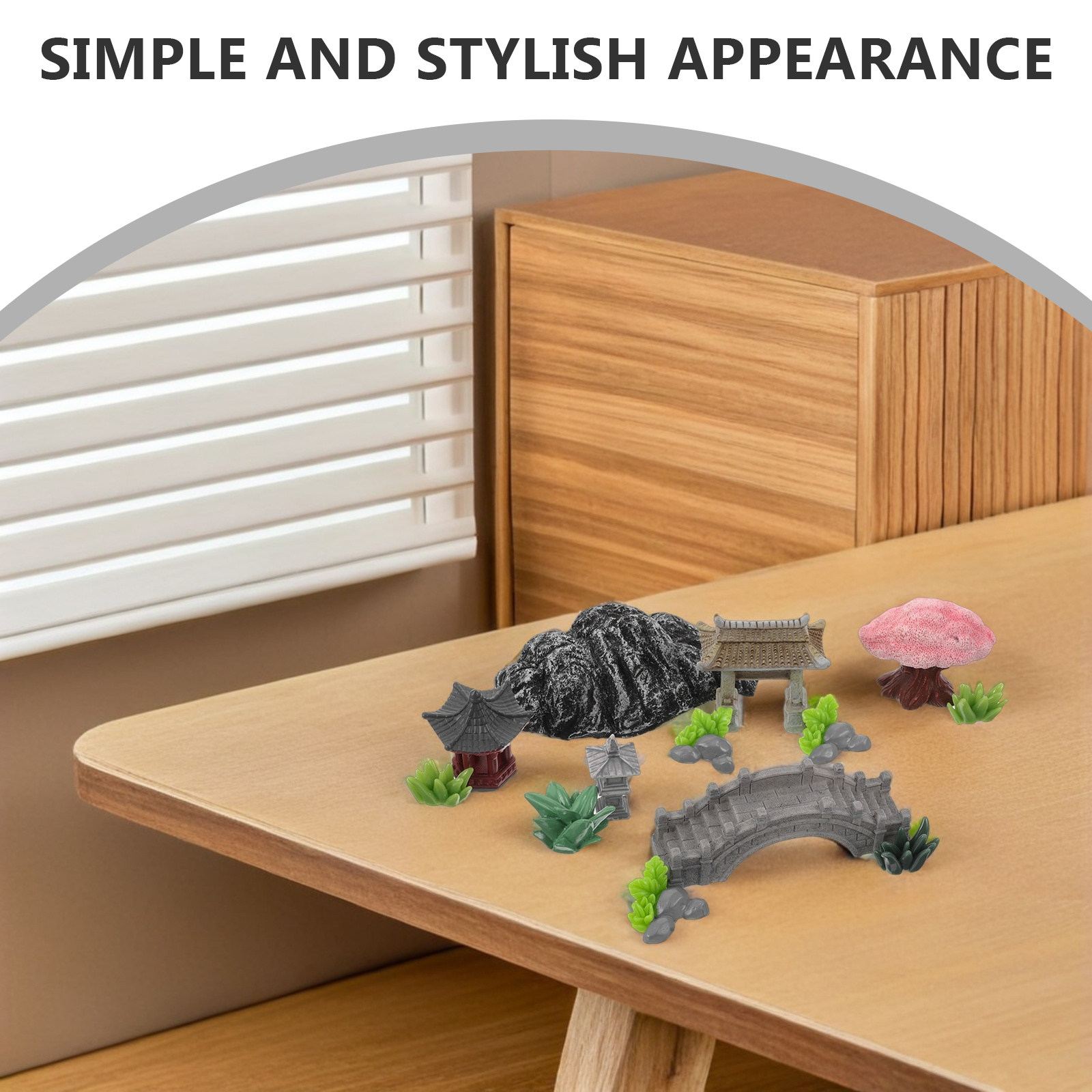 1 ชุด สะพานหินจีนจิ๋ว ของตกแต่ - Bonsai Zen Garden Set บทวิจารณ์และราคา