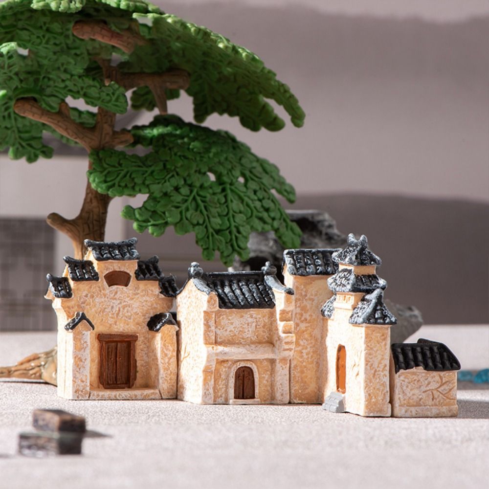 บ้านเรซินขนาดเล็กตกแต่งสร้างสร - Bonsai Garden House บทวิจารณ์และราคา