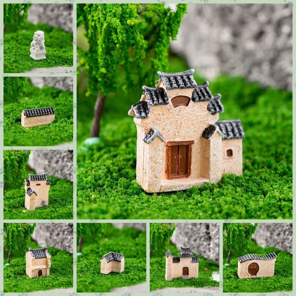 บ้านเรซินขนาดเล็กตกแต่งสร้างสร - Bonsai Garden House บทวิจารณ์และราคา