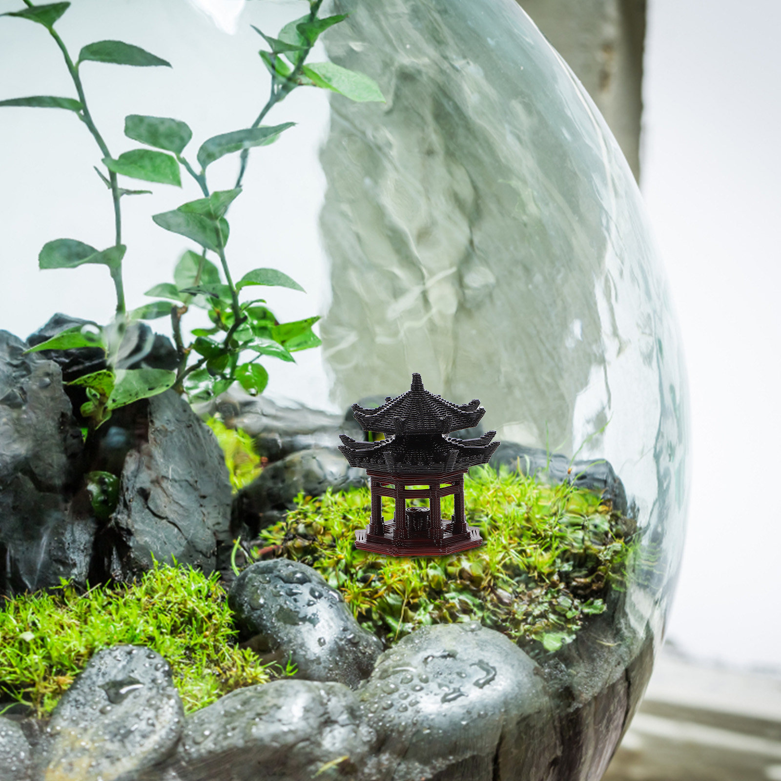 ของตกแต่งจิ๋วสไตล์จีน แข็งแรงท - Bonsai Garden Landscape Design บทวิจารณ์และราคา