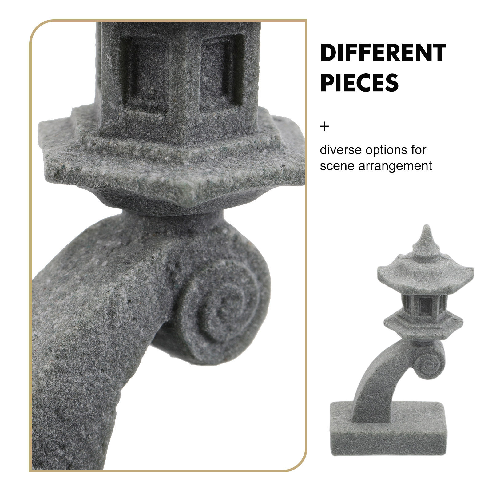 ชุดโคมไฟหินญี่ปุ่น 6 ชิ้น รูปป - Bonsai Zen Garden Set บทวิจารณ์และราคา