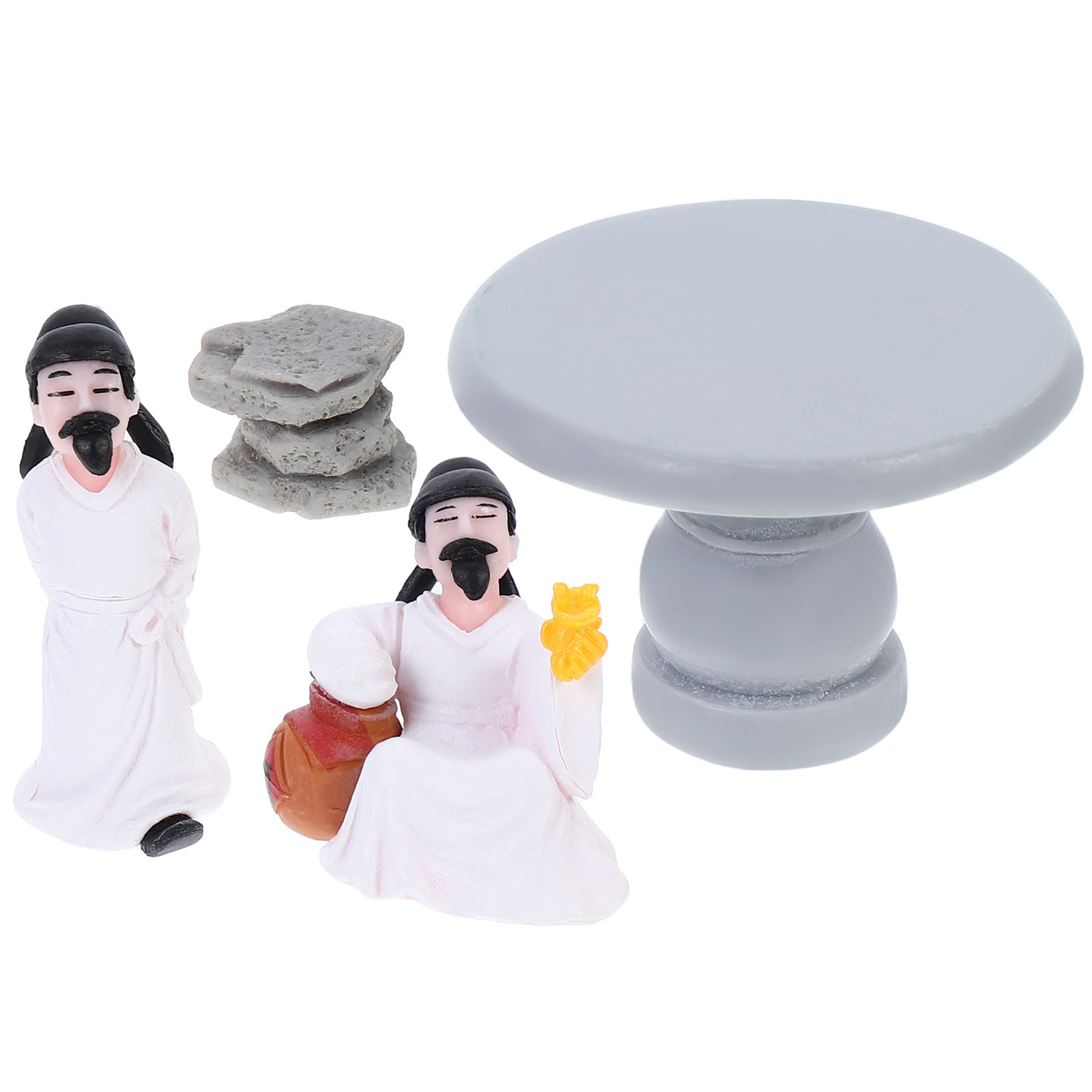 ชุดโต๊ะและเก้าอี้หินจิ๋ว 4 ชิ้ - Bonsai Zen Garden Set บทวิจารณ์และราคา
