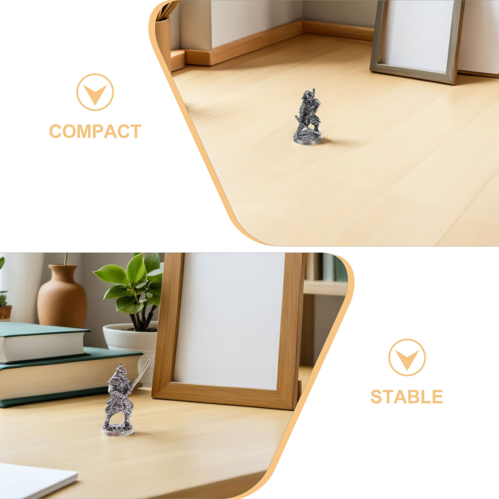 รูปปั้นซามูไรญี่ปุ่น 2 ชิ้น ทำ - Bonsai Garden Display บทวิจารณ์และราคา