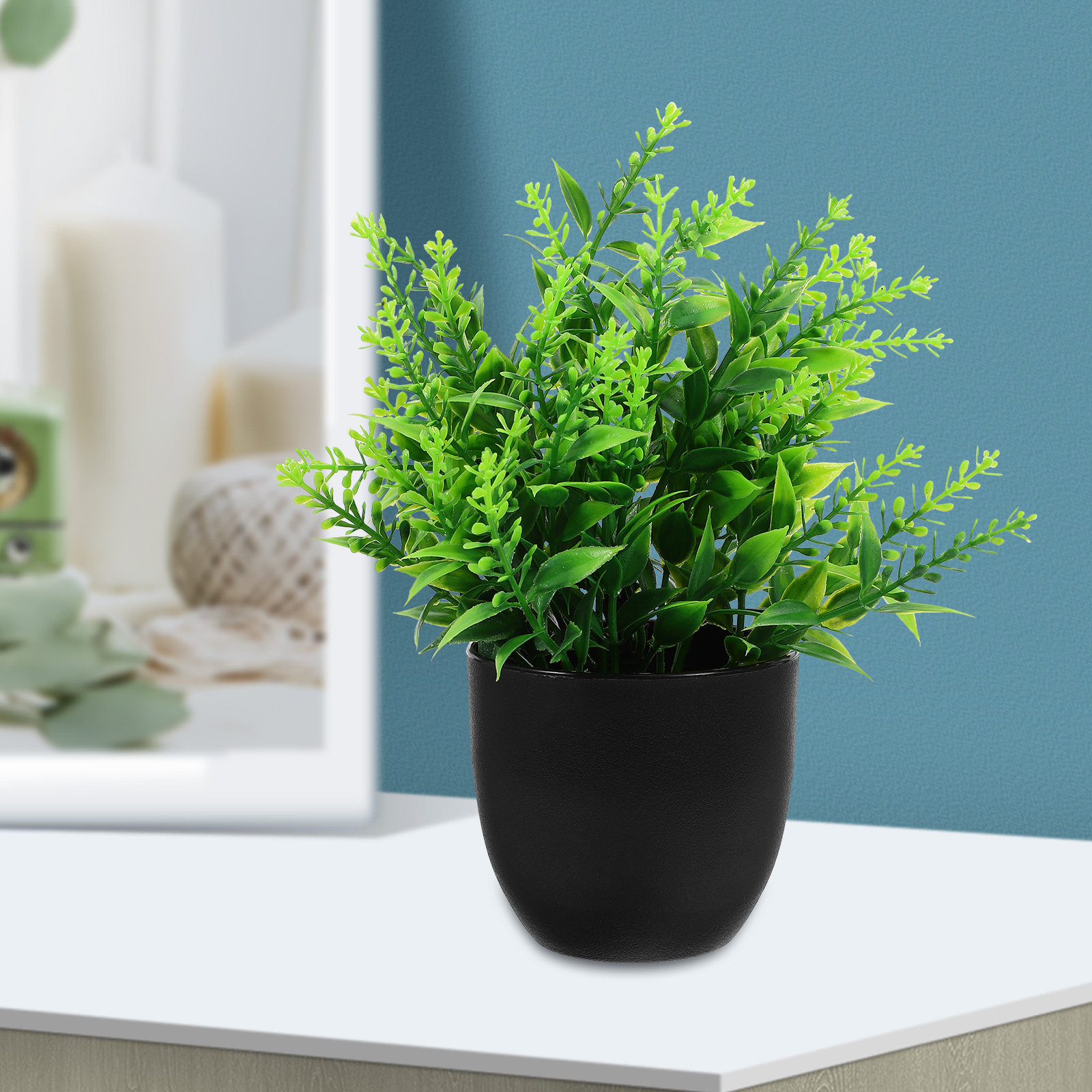 ต้นบอนไซเทียม 4 ชิ้น พร้อมกระถ - Bonsai Garden Display บทวิจารณ์และราคา