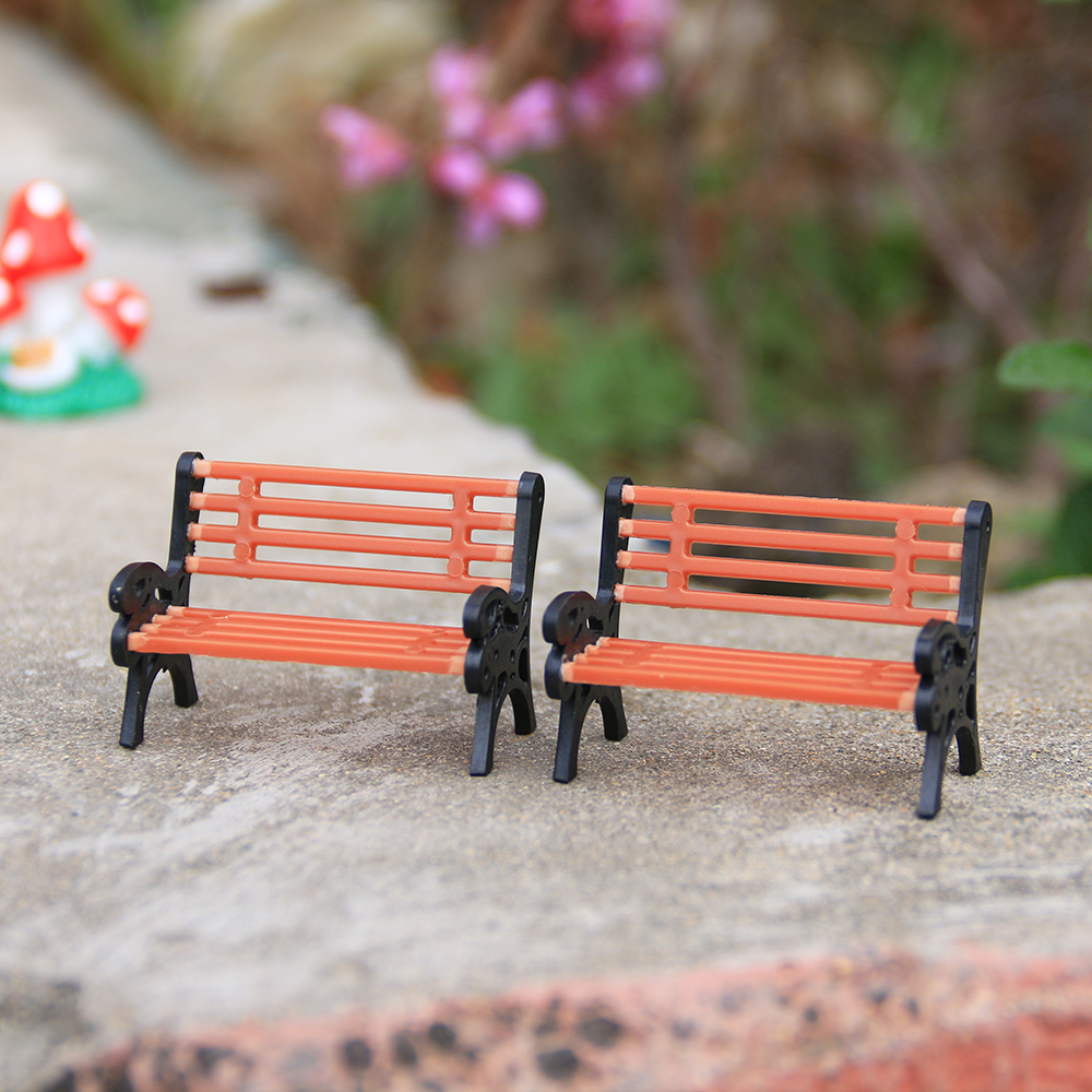 1PC เรซิ่น Miniature Bench สตู - Bonsai Garden House บทวิจารณ์และราคา