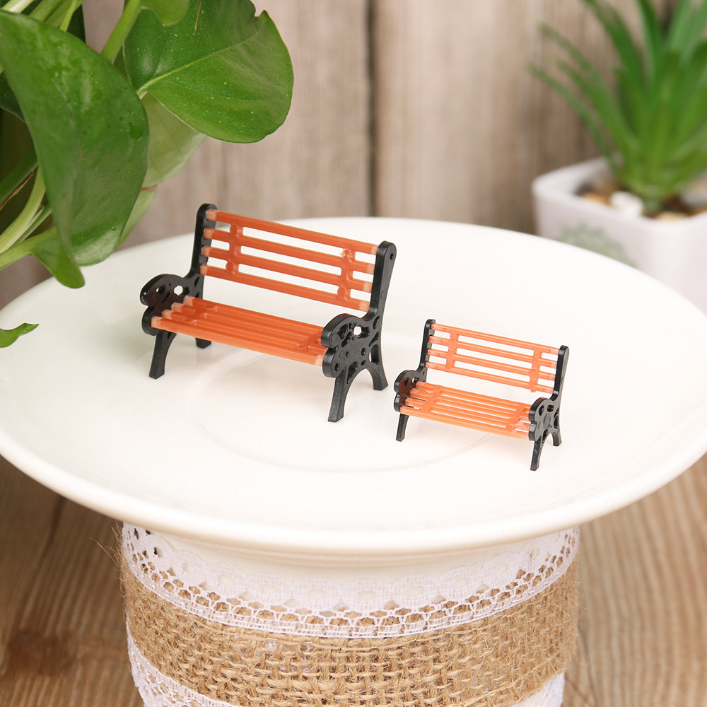 1PC เรซิ่น Miniature Bench สตู - Bonsai Garden House บทวิจารณ์และราคา